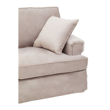 2 Seat Mink Velvet Sofa, Ralph
