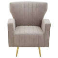 Hayley Mink Velvet Armchair