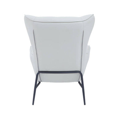 Kaiko Stone Leather Armchair & Footstool