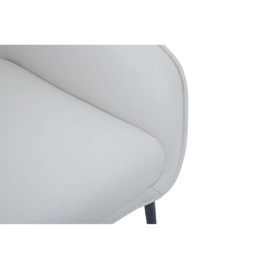 Kaiko Stone Leather Armchair & Footstool
