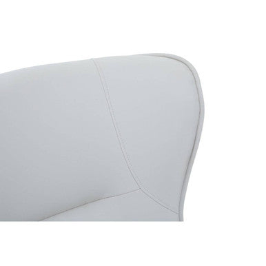 Kaiko Stone Leather Armchair & Footstool