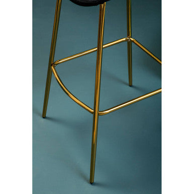 Warton Bar Chair Black Modern