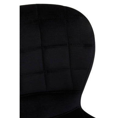 Warton Bar Chair Black Modern