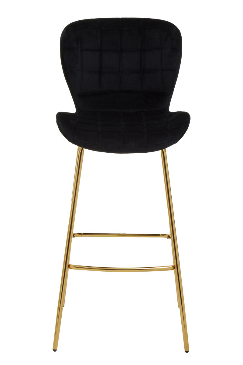 Warton Bar Chair Black Modern