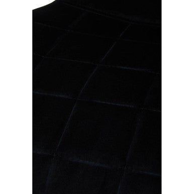 Warton Black Velvet Dining Chair