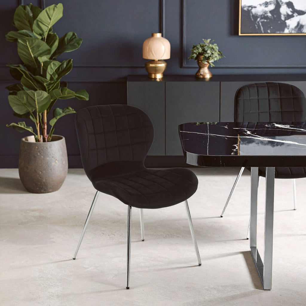 Warton Black Dining Chair