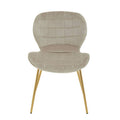 Warton Mink Velvet Dining Chair
