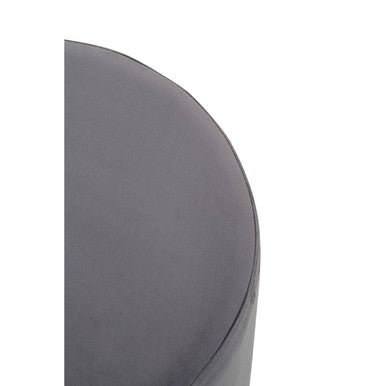 Hagen Grey & Gold Round Stool