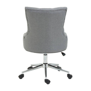 Anita Grey Fabric & Chrome Base Home Office Chair
