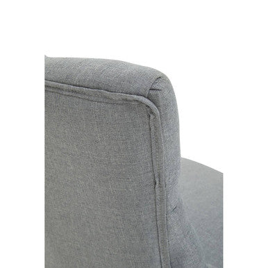 Anita Grey Fabric & Chrome Base Home Office Chair