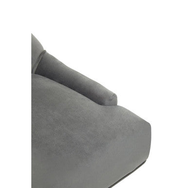 Anita Grey Velvet & Gold Base Home Office Chair