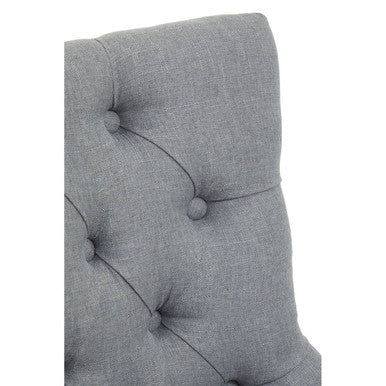 Anita Grey Fabric & Chrome Base Home Office Chair