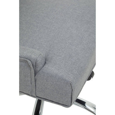 Anita Grey Fabric & Chrome Base Home Office Chair
