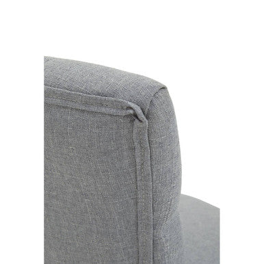 Anita Grey Fabric & Chrome Base Home Office Chair