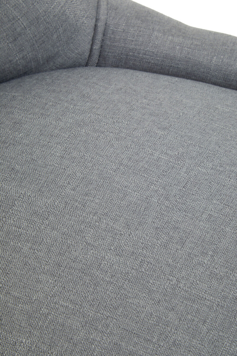 Anita Grey Fabric & Chrome Base Home Office Chair