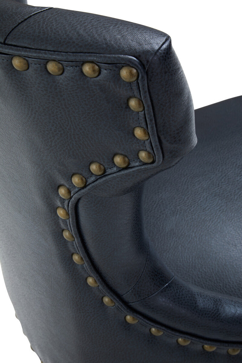 Walson Black Leather Home Office Chair
