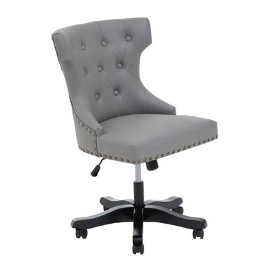 Walson Grey Leather Home Office Chair
