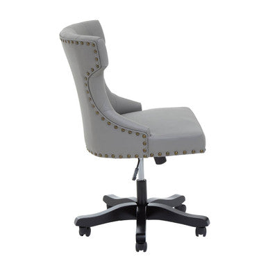 Walson Grey Leather Home Office Chair