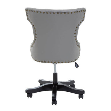 Walson Grey Leather Home Office Chair