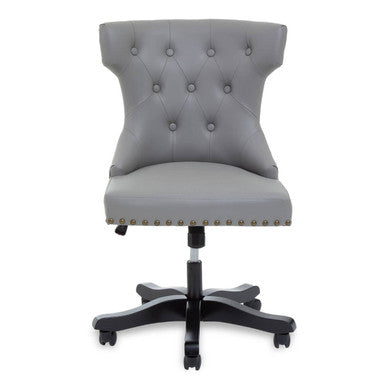 Walson Grey Leather Home Office Chair