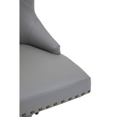 Walson Grey Leather Home Office Chair