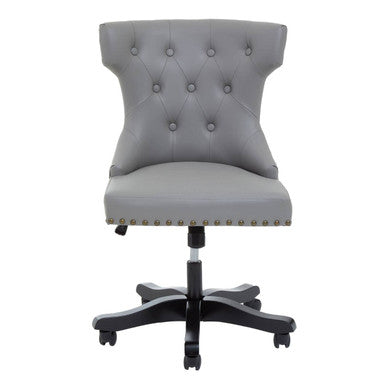 Walson Grey Leather Home Office Chair