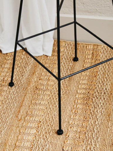 Manado Bar Chair Rattan Matte Black