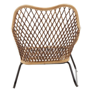 Manado Black Iron Frame Chair