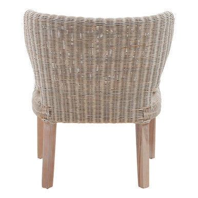 Manado Wicker Chair Mahogany Natural Rustic
