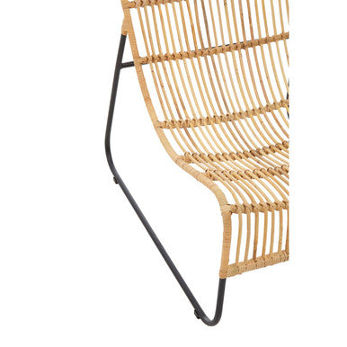 Manado Rattan Chair & Footstool Set