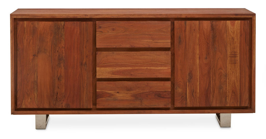 Simla Acacia Wood 2 Doors & 3 Drawers Sideboard