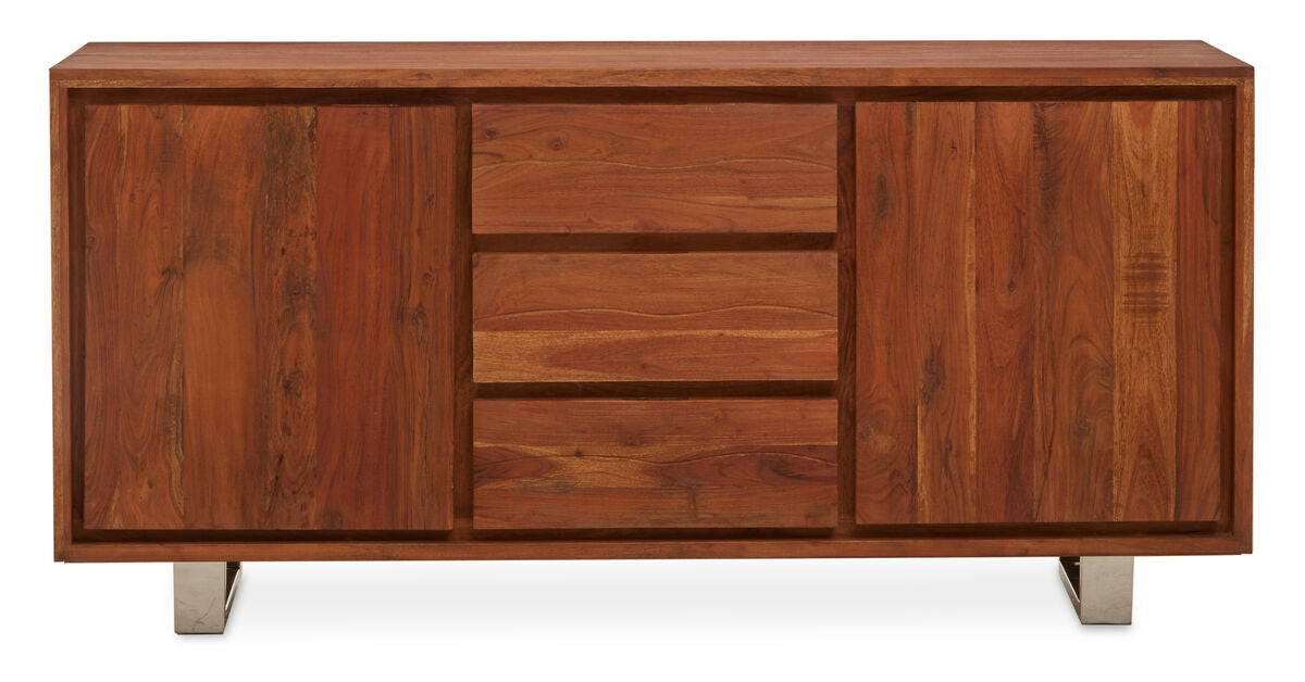 Simla Acacia Wood 2 Doors & 3 Drawers Sideboard