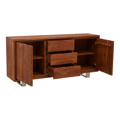 Simla Acacia Wood 2 Doors & 3 Drawers Sideboard