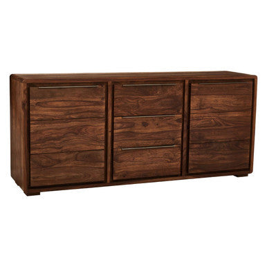 Surati Two Door Three Drawer Sheesham & Acacia Sideboard