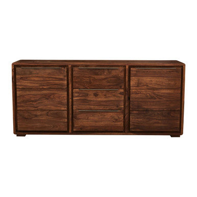 Surati Two Door Three Drawer Sheesham & Acacia Sideboard
