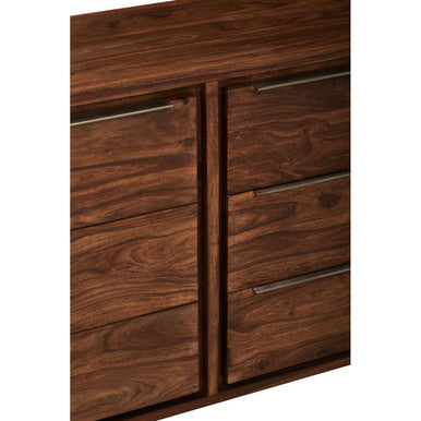 Surati Two Door Three Drawer Sheesham & Acacia Sideboard