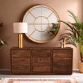 Surati Two Door Three Drawer Sheesham & Acacia Sideboard