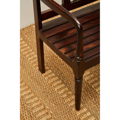 Srina Dark Sheesham Wood Bench