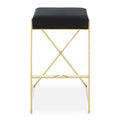 Azalea Black & Gold Bar Stool