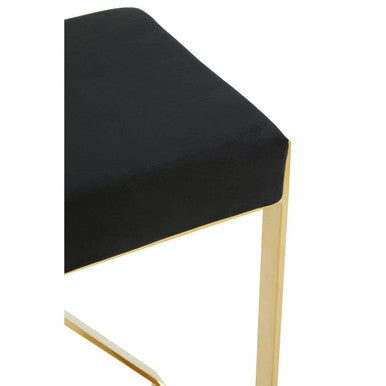 Azalea Black & Gold Bar Stool
