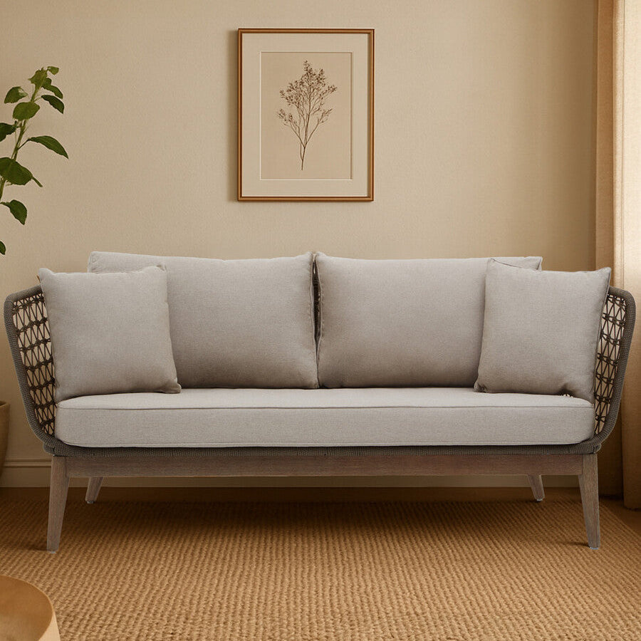3 Seat Grey Sofa, Opus