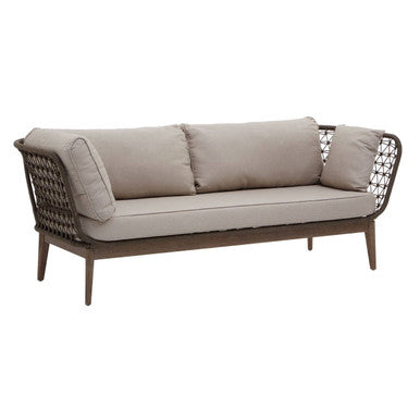 3 Seat Bronze & Charcoal Sofa, Opus