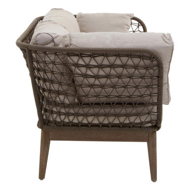 3 Seat Bronze & Charcoal Sofa, Opus