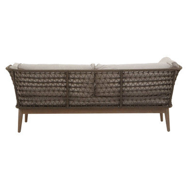 3 Seat Bronze & Charcoal Sofa, Opus
