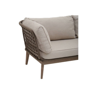 3 Seat Bronze & Charcoal Sofa, Opus