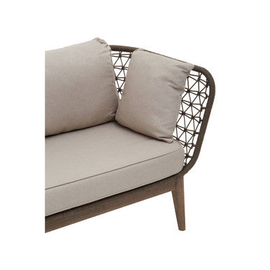 3 Seat Bronze & Charcoal Sofa, Opus