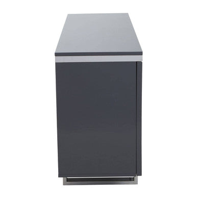 Genoa Four Door Grey Gloss Sideboard