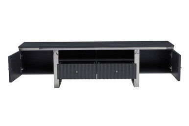 Genoa Grey Gloss Media Unit
