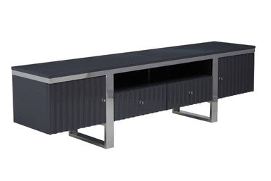 Genoa Grey Gloss Media Unit