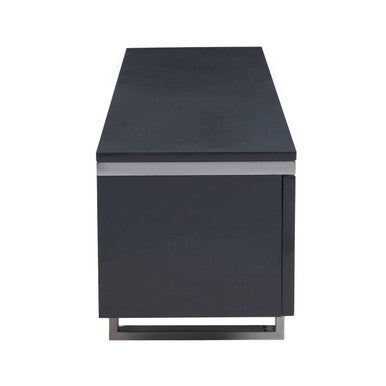Genoa Grey Gloss Media Unit